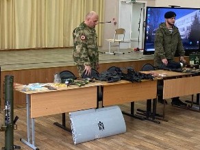 Выставка экипировки и трофеев военнослужащих России.